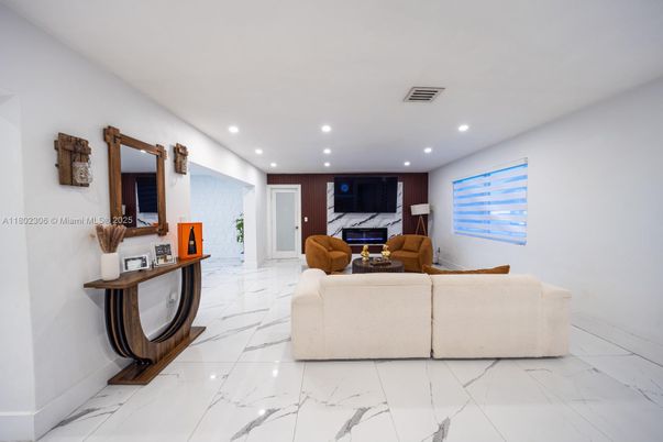 Interior, Living room, Marble, Recessed Lighting