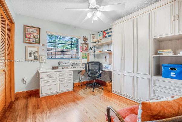 Home Office, Interior, Wood Texture Flooring