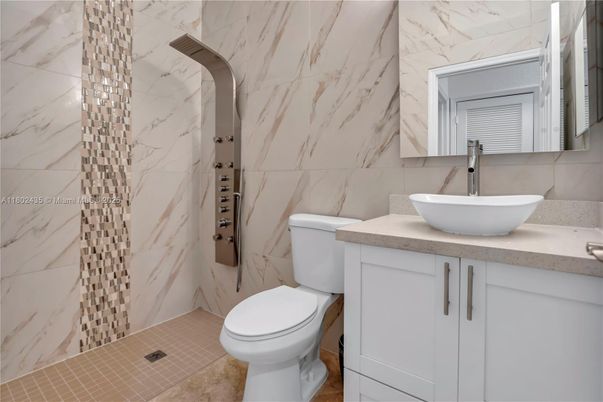 Bathroom, Interior, Marble Walls