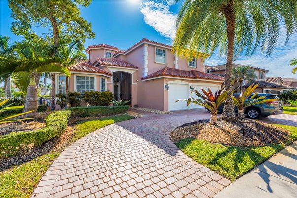 Attached, Backyard, Exterior, Facade, Mediterranean