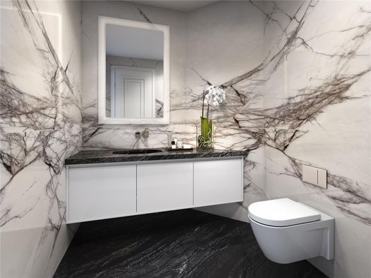 Bathroom, Interior, Marble, Marble Walls