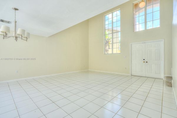 Chandelier, Empty room, Interior