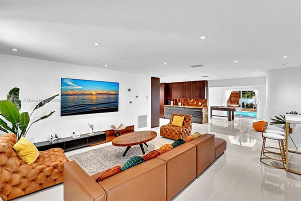 Interior, Living room, Recessed Lighting