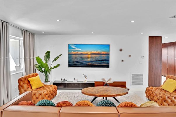 Interior, Living room, Recessed Lighting