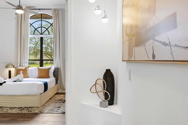 Bedroom, Interior, Wood Texture Flooring