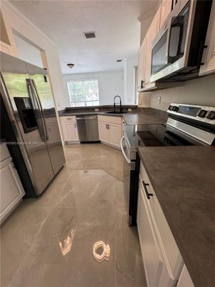 Interior, Kitchen, Recessed Lighting, Stainless Steel Appliances