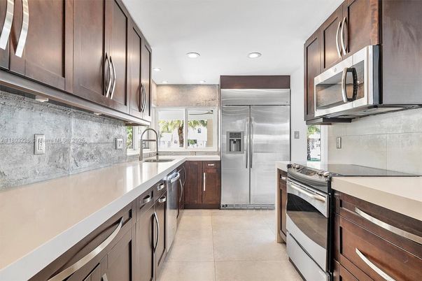 Interior, Kitchen, Recessed Lighting, Stainless Steel Appliances