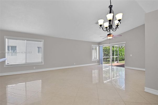 Chandelier, Empty room, Interior
