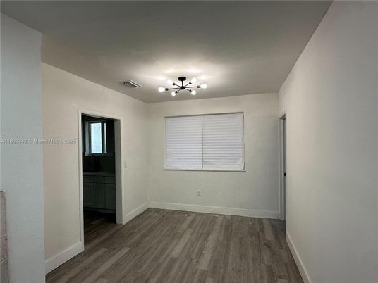 Empty room, Interior, Pendant Lights, Wood Texture Flooring