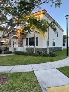 Backyard, Exterior, Facade, Mediterranean