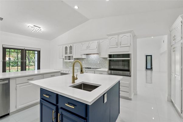 Interior, Kitchen, Recessed Lighting, Stainless Steel Appliances