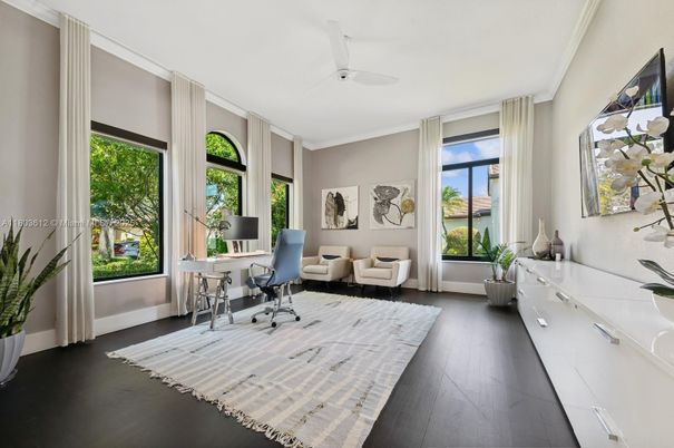 Home Office, Interior, Wood Texture Flooring