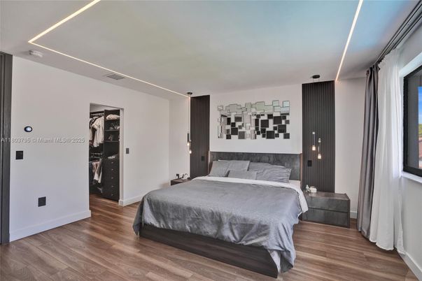 Bedroom, Interior, Wood Texture Flooring