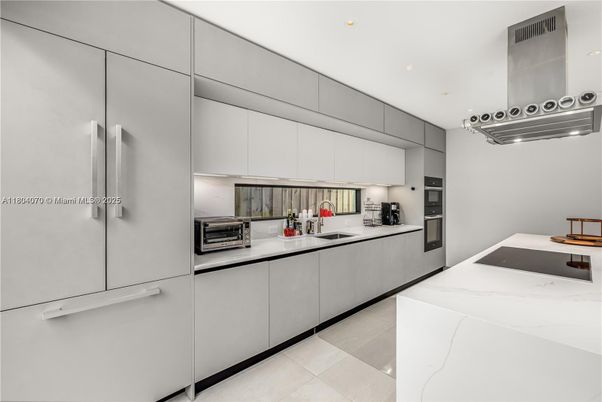 Interior, Kitchen, Recessed Lighting, Stainless Steel Appliances