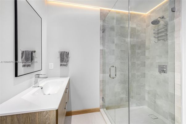 Bathroom, Glass Shower, Interior
