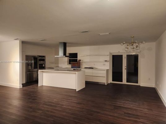 Chandelier, Interior, Kitchen, Wood Texture Flooring