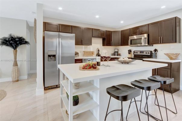 Interior, Kitchen, Recessed Lighting, Stainless Steel Appliances