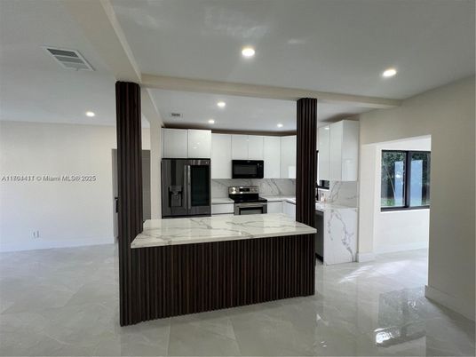 Interior, Kitchen, Recessed Lighting, Stainless Steel Appliances