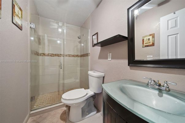 Bathroom, Glass Shower, Interior