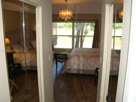 Bedroom, Chandelier, Interior, Wood Texture Flooring