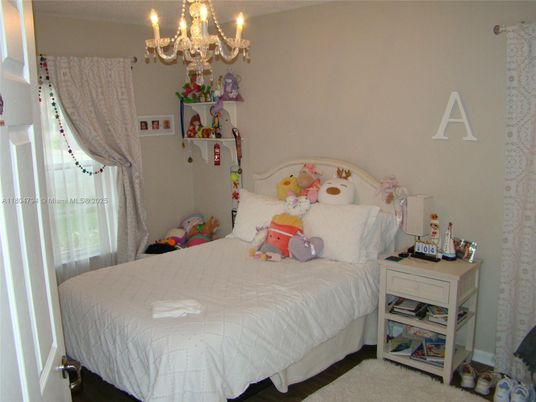Bedroom, Chandelier, Interior