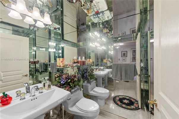 Bathroom, Dual Sink Vanities, Glass Shower, Interior
