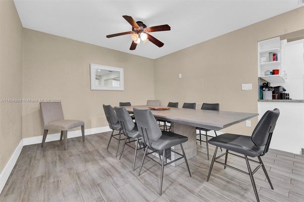 Dining room, Interior, Wood Texture Flooring