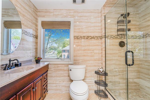 Bathroom, Glass Shower, Interior