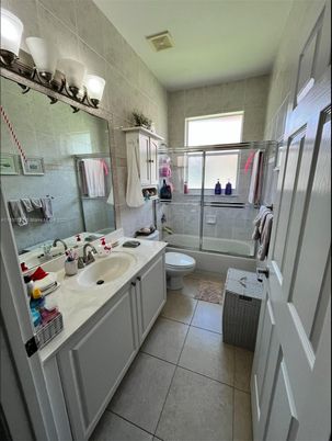 Bathroom, Dual Sink Vanities, Glass Shower, Interior