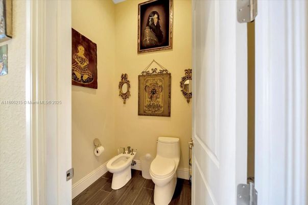 Bathroom, Interior, Wood Texture Flooring