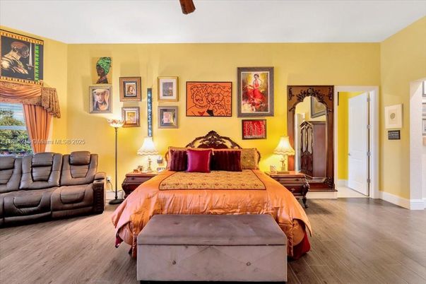 Bedroom, Interior, Wood Texture Flooring