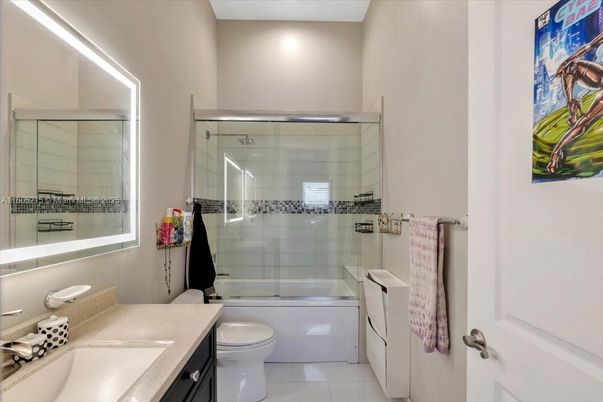 Bathroom, Glass Shower, Interior