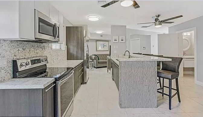 Interior, Kitchen, Marble