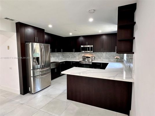 Interior, Kitchen, Recessed Lighting, Stainless Steel Appliances