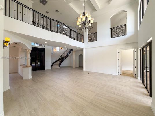 Chandelier, Interior, Recessed Lighting, Wood Texture Flooring
