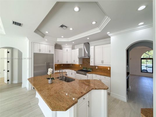 Interior, Kitchen, Recessed Lighting, Stainless Steel Appliances