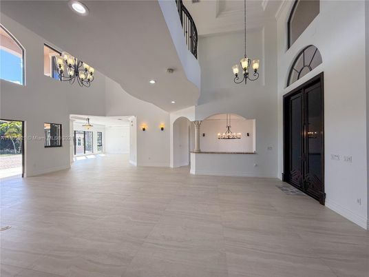 Chandelier, Interior, Recessed Lighting