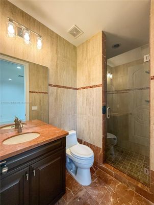 Bathroom, Glass Shower, Interior