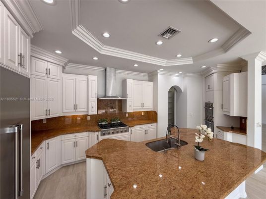 Interior, Kitchen, Recessed Lighting, Stainless Steel Appliances