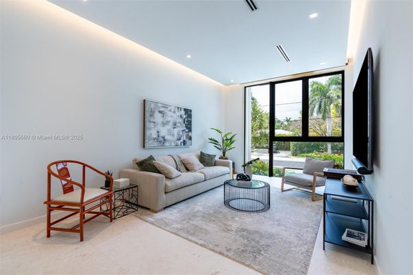 Interior, Living room, Recessed Lighting