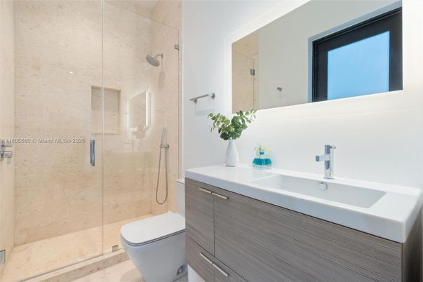 Bathroom, Glass Shower, Interior