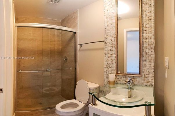 Bathroom, Glass Shower, Interior