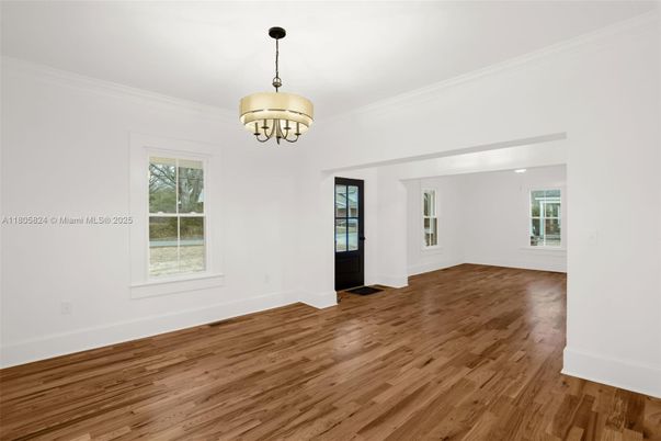 Chandelier, Empty room, Interior, Wood Texture Flooring