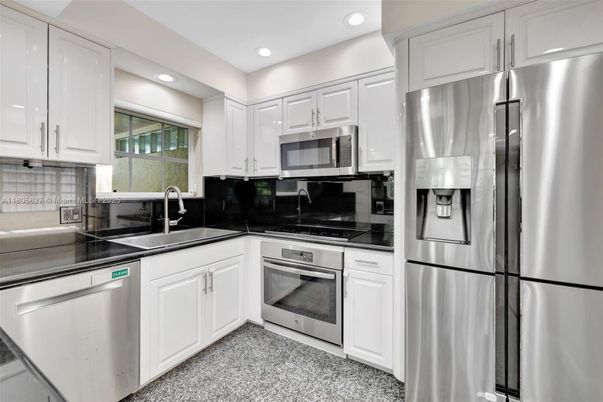 Interior, Kitchen, Recessed Lighting, Stainless Steel Appliances