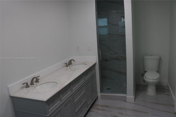 Bathroom, Glass Shower, Interior, Marble, Marble Walls