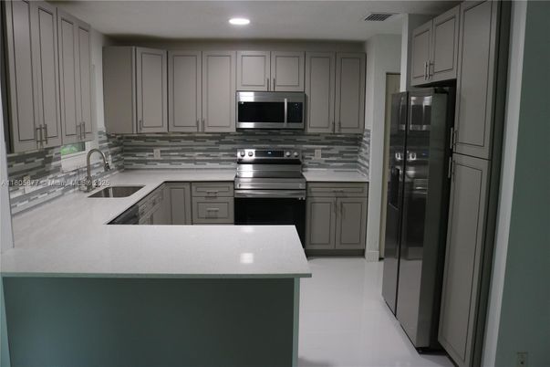 Interior, Kitchen, Recessed Lighting, Stainless Steel Appliances