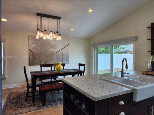 Dining room, Interior, Kitchen, Pendant Lights, Recessed Lighting