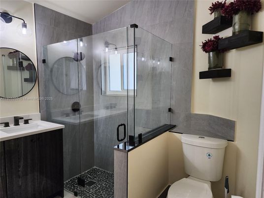 Bathroom, Glass Shower, Interior