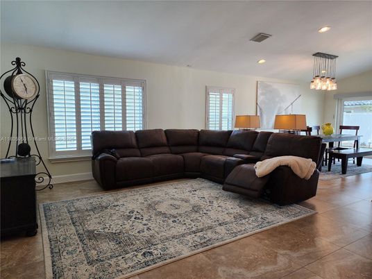 Dining room, Interior, Living room, Pendant Lights, Recessed Lighting