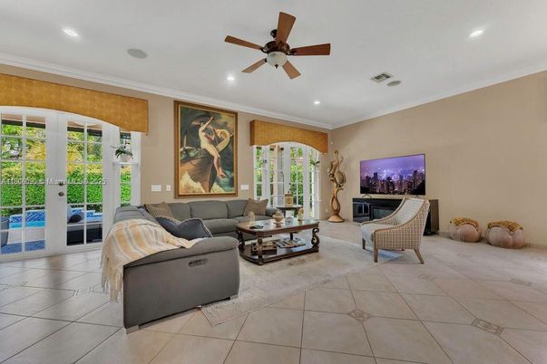 Interior, Living room, Recessed Lighting